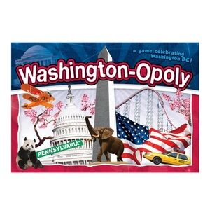 NWOT WASHINGTON-OPOLY FAMILY BOARD GAME